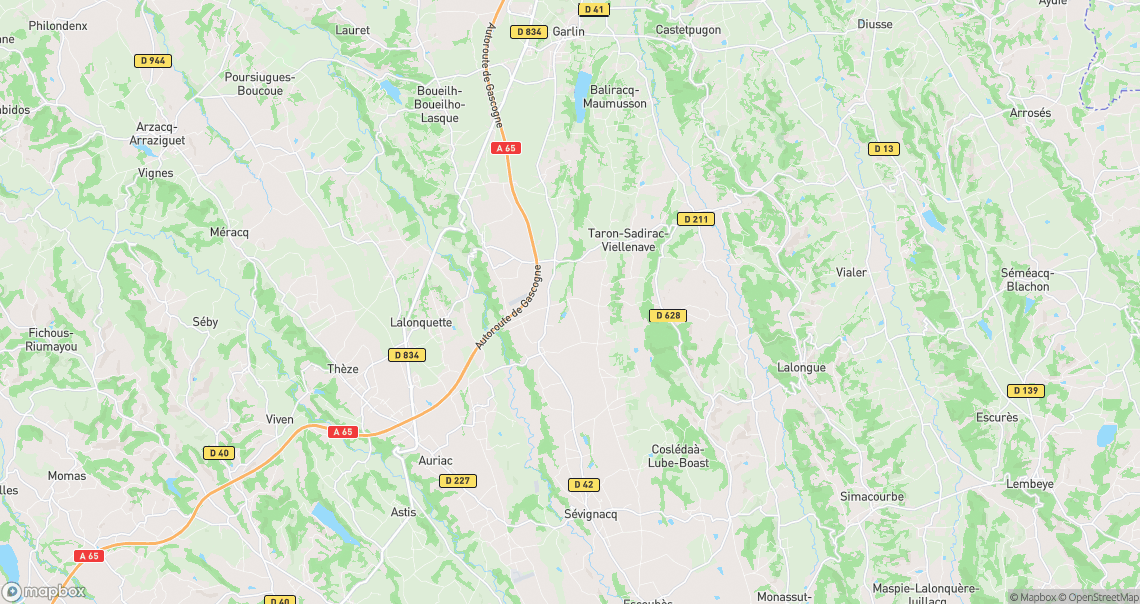 Localisation de la voiture à Carrère