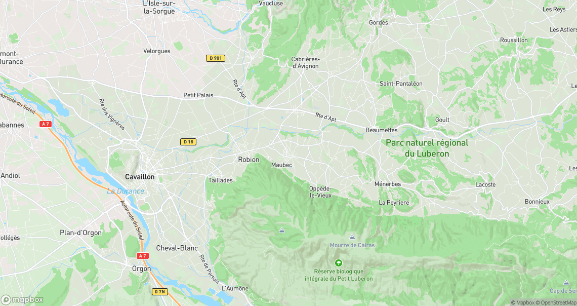 Localisation de la voiture à Maubec