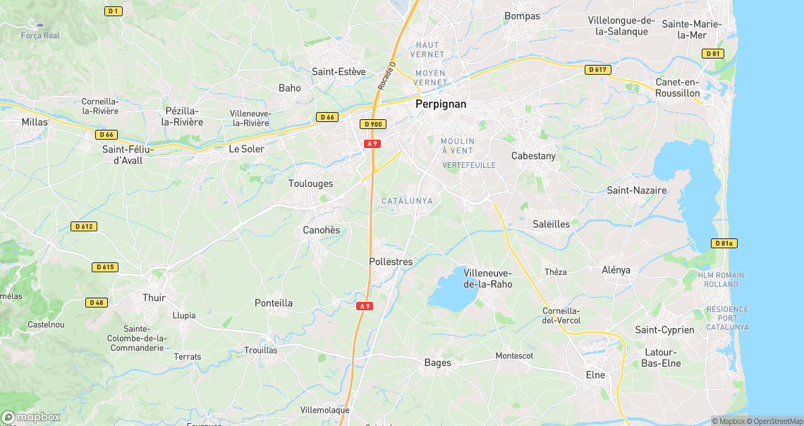 Localisation de la voiture à Perpignan