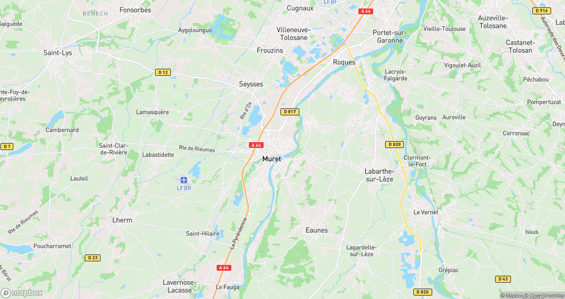 Localisation de la voiture à Muret