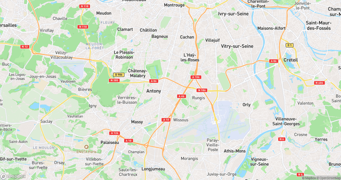 Localisation de la voiture à Fresnes