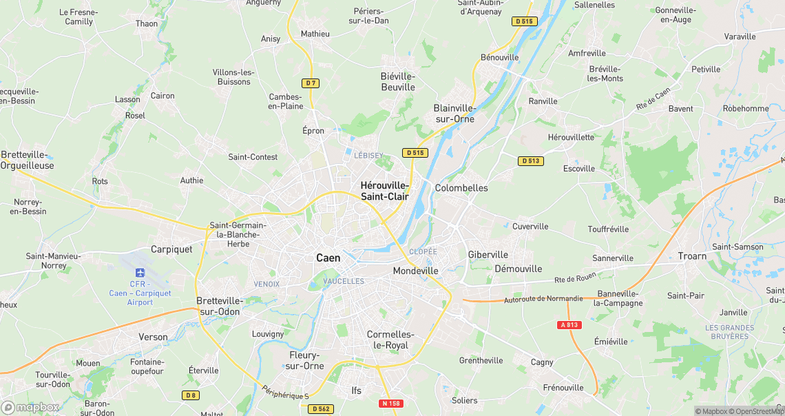 Localisation de la voiture à Hérouville-Saint-Clair
