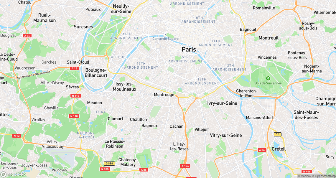 Localisation de la voiture à Paris