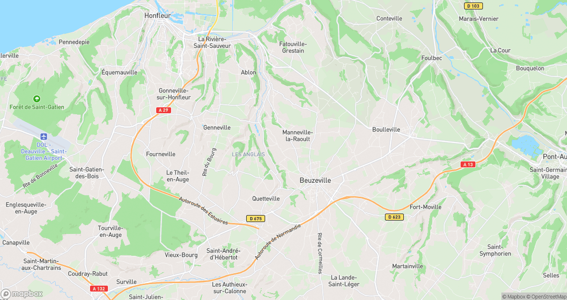 Localisation de la voiture à Manneville-la-Raoult