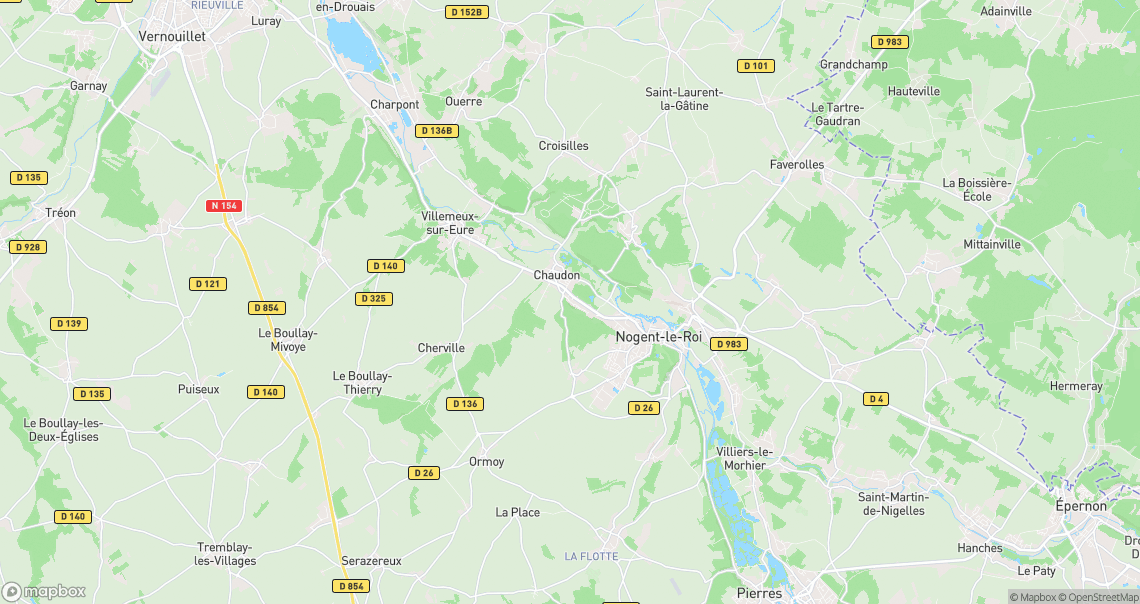 Localisation de la voiture à Chaudon