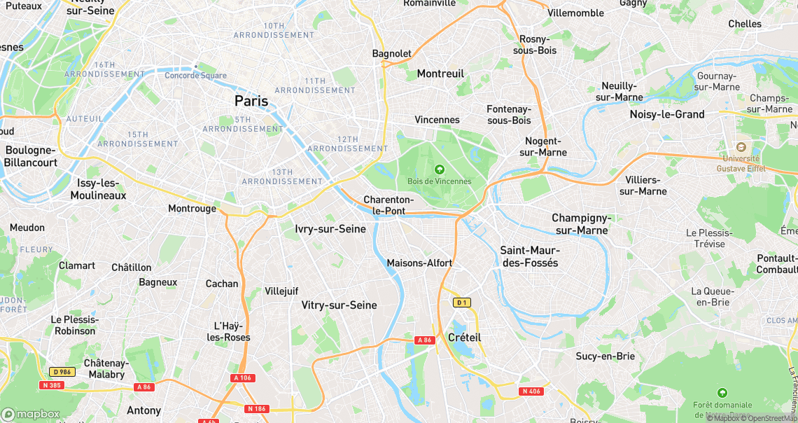 Localisation de la voiture à Saint-Maurice