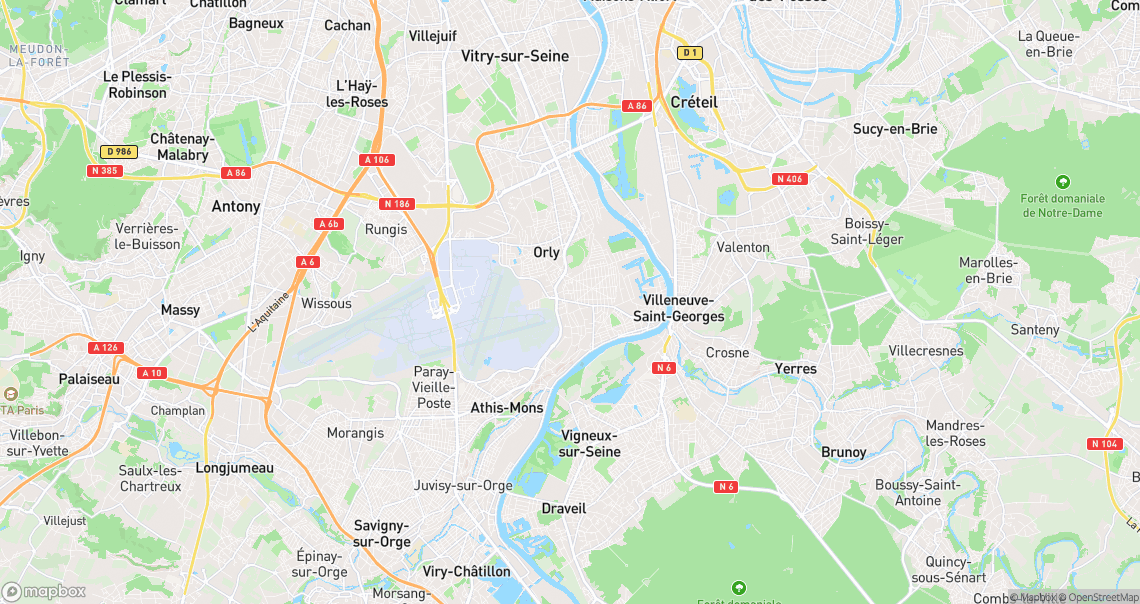 Localisation de la voiture à Villeneuve-le-Roi