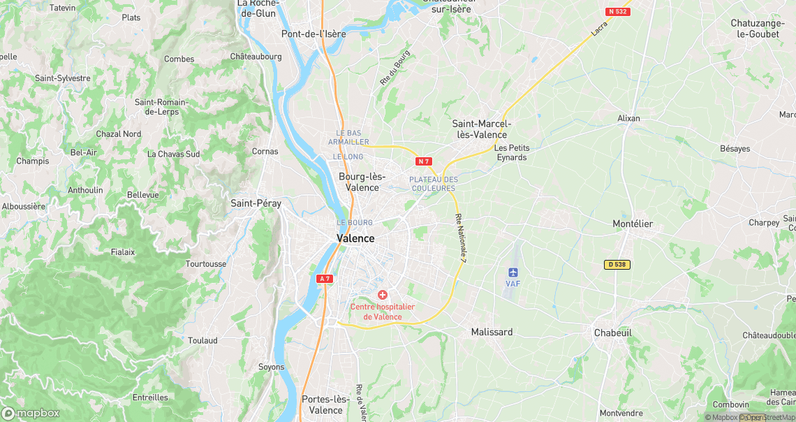 Localisation de la voiture à Valence
