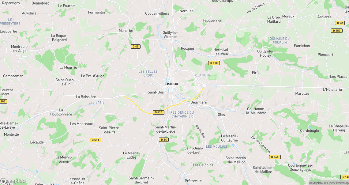 Localisation de la voiture à Lisieux
