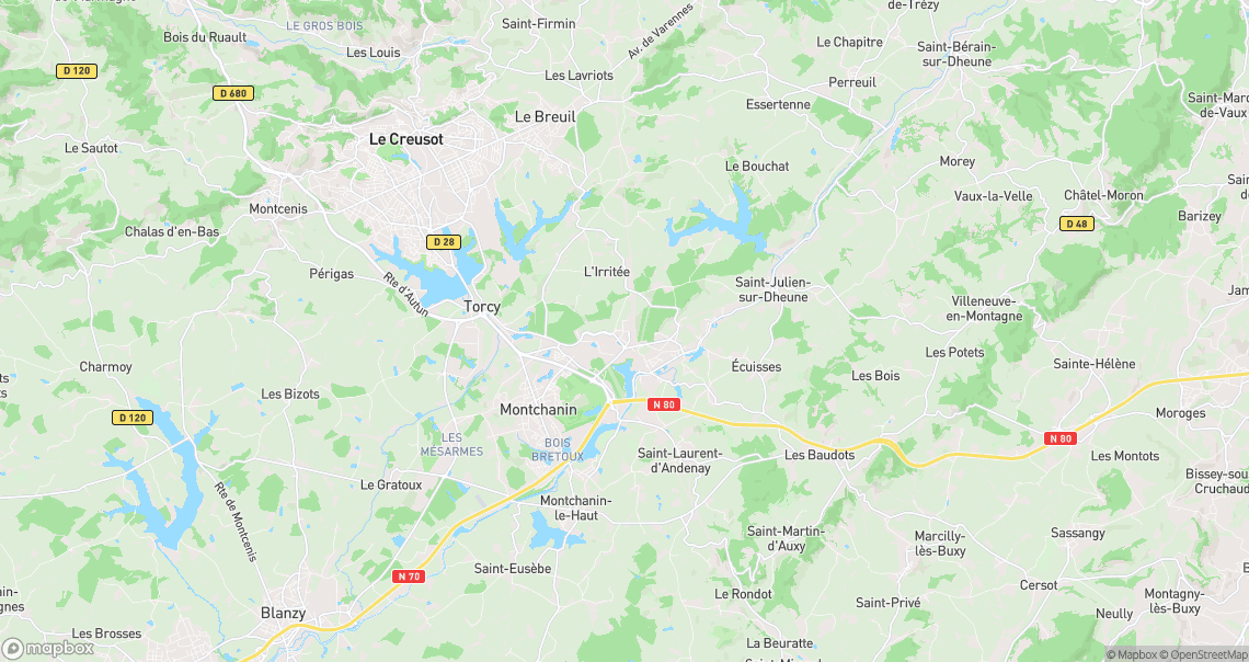 Localisation de la voiture à Torcy