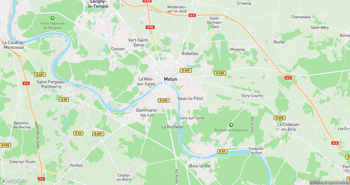 Localisation de la voiture à Melun