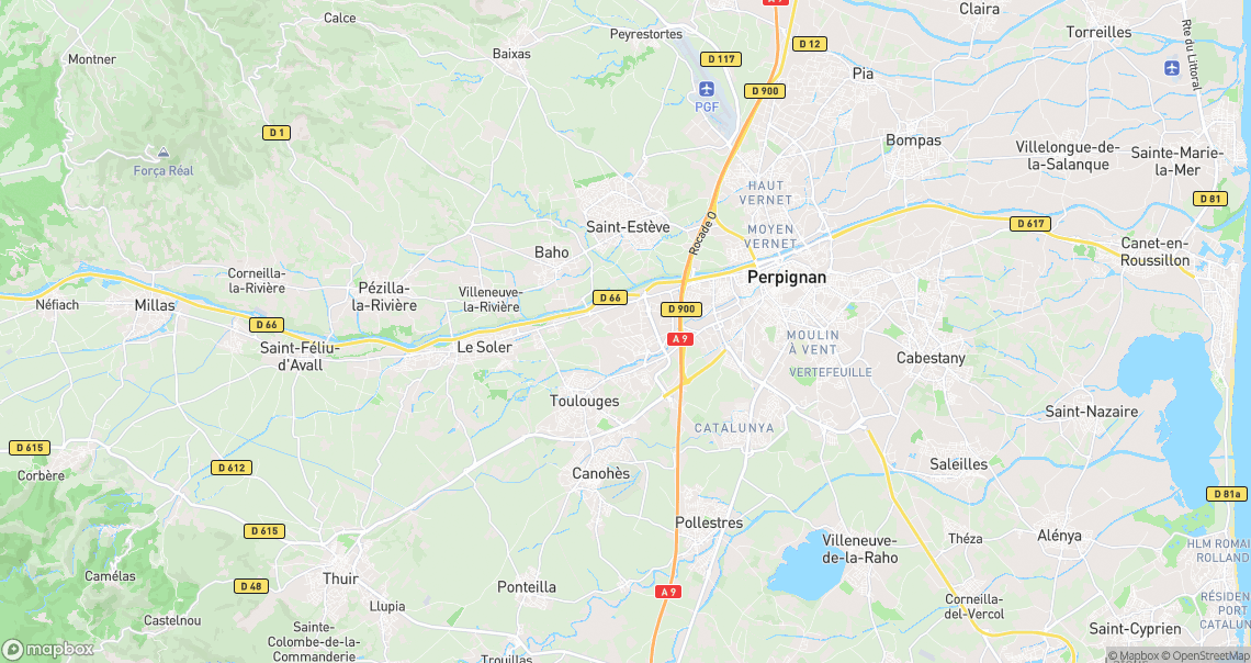 Localisation de la voiture à Perpignan
