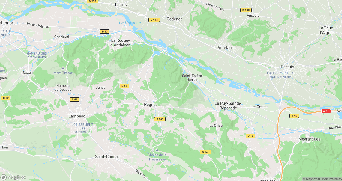 Localisation de la voiture à Rognes