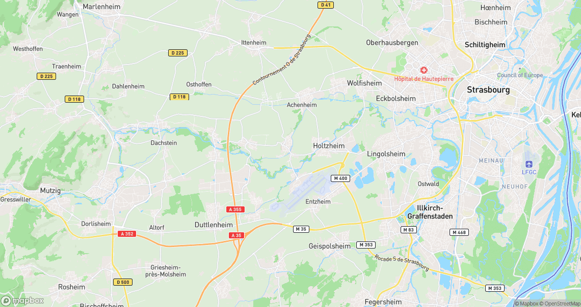 Localisation de la voiture à Hangenbieten