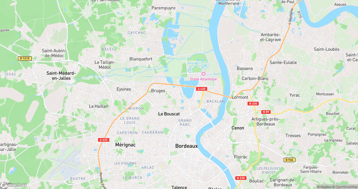 Localisation de la voiture à Bruges
