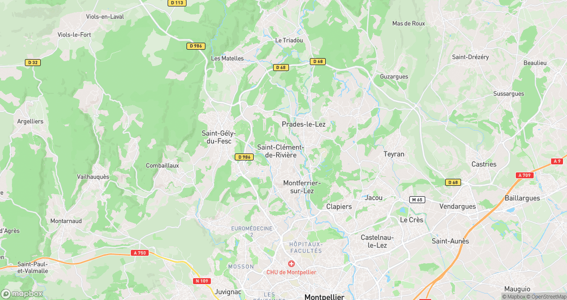 Localisation de la voiture à Saint-Clément-de-Rivière