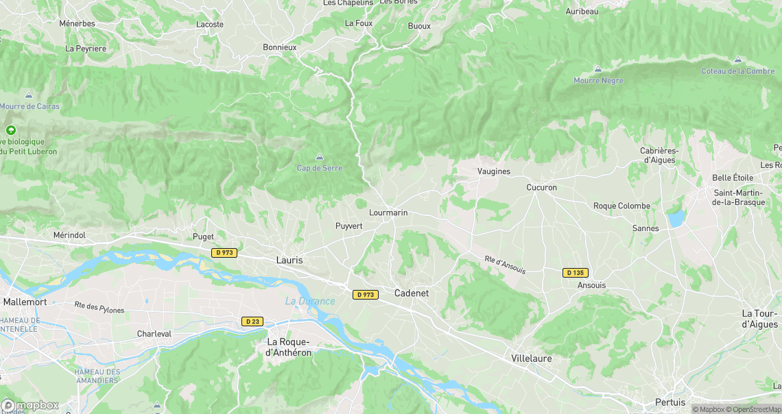 Localisation de la voiture à Lourmarin