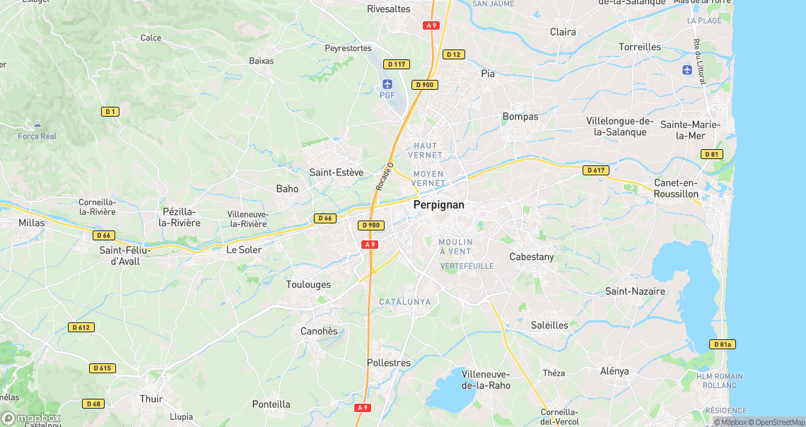 Localisation de la voiture à Perpignan