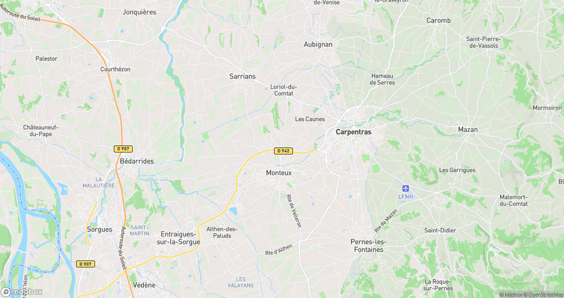 Localisation de la voiture à Monteux