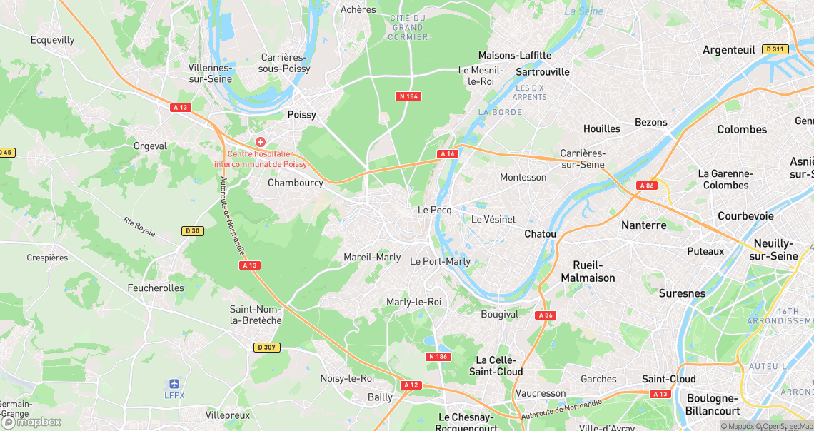 Localisation de la voiture à Saint-Germain-en-Laye