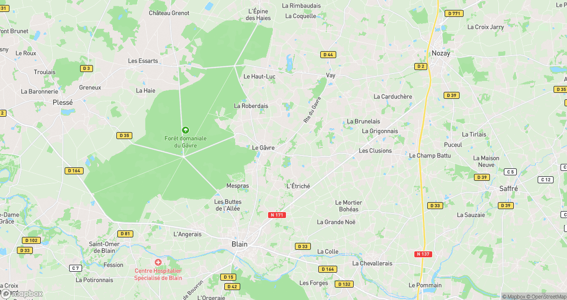 Localisation de la voiture à Vay