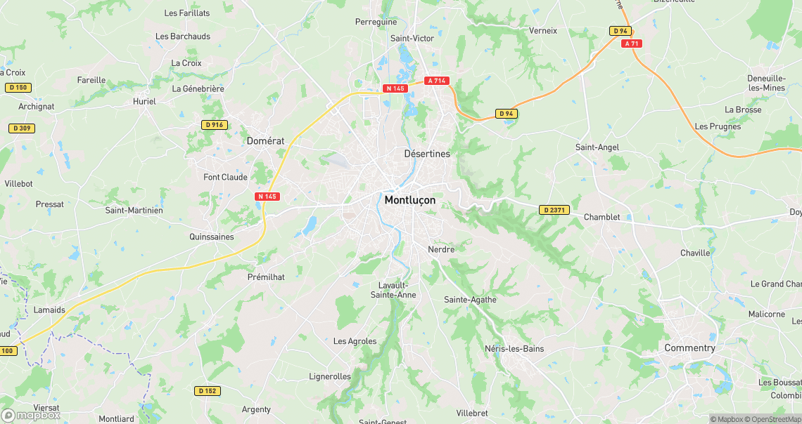 Localisation de la voiture à Montluçon