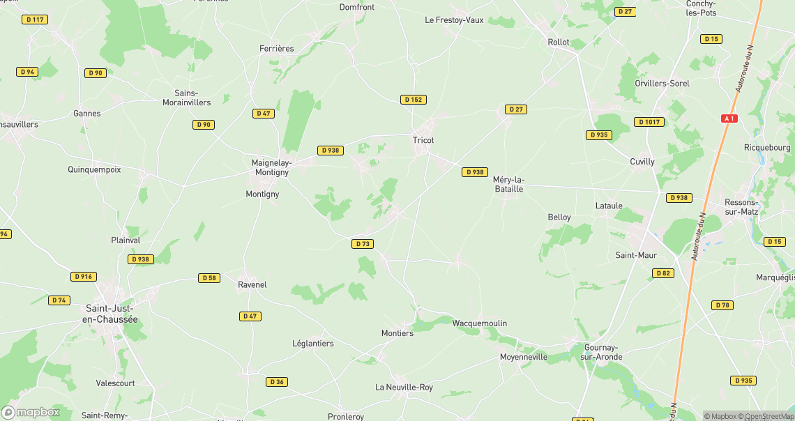 Localisation de la voiture à Montgérain