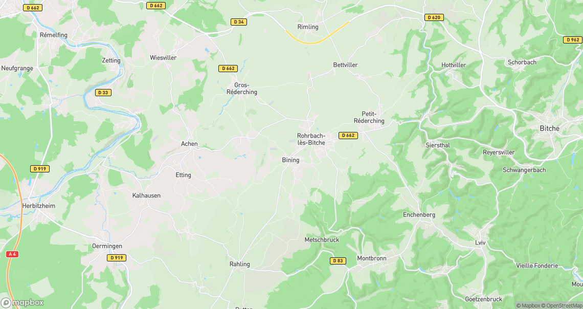 Localisation de la voiture à Bining