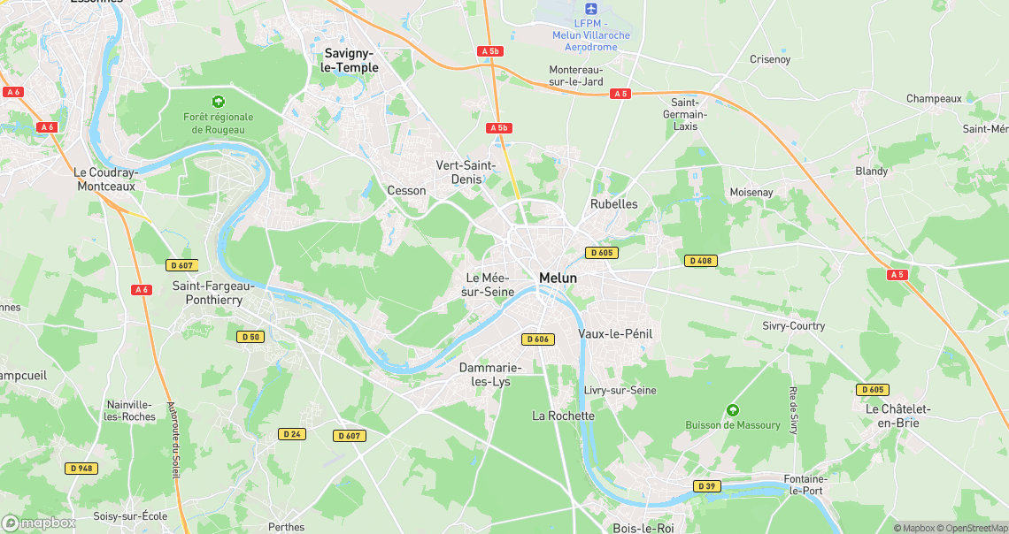 Localisation de la voiture à Le Mée-sur-Seine