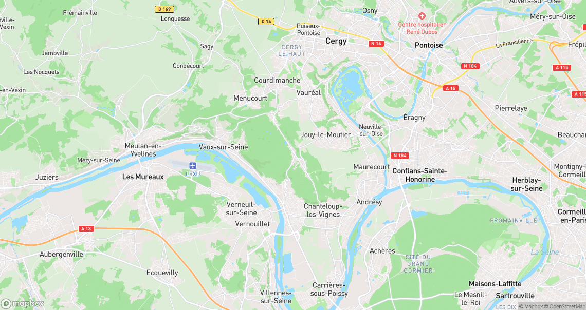 Localisation de la voiture à Triel-sur-Seine