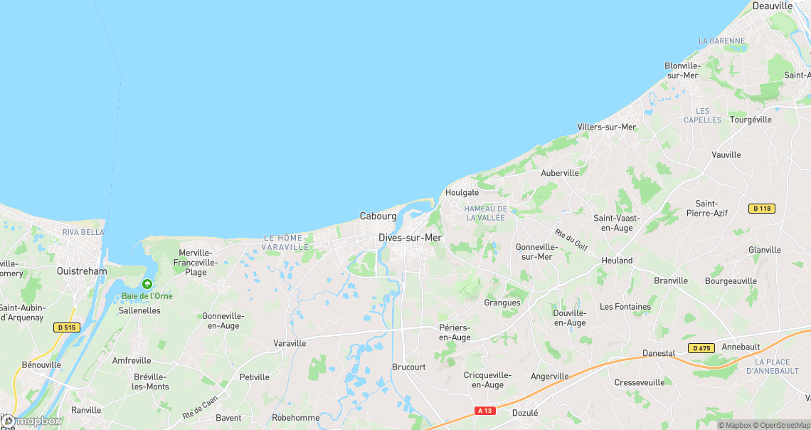 Localisation de la voiture à Dives-sur-Mer