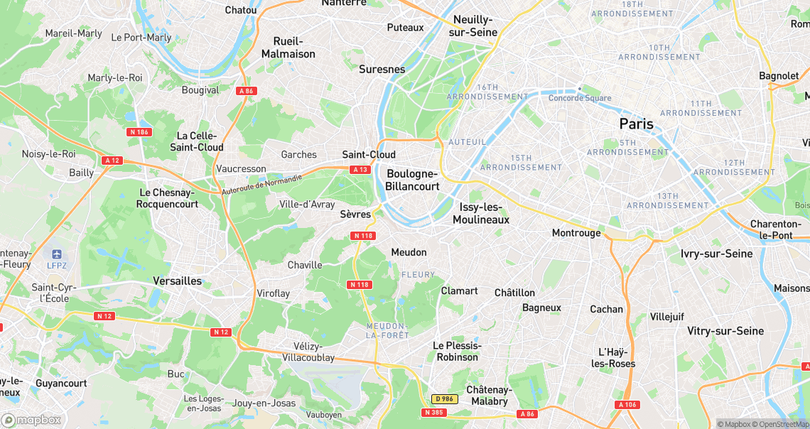Localisation de la voiture à Boulogne-Billancourt