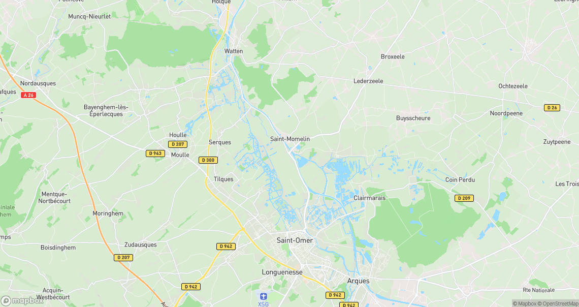 Localisation de la voiture à Saint-Omer