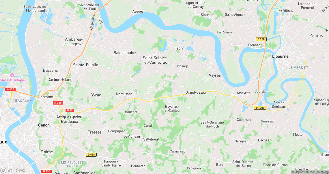 Localisation de la voiture à Saint-Sulpice-et-Cameyrac