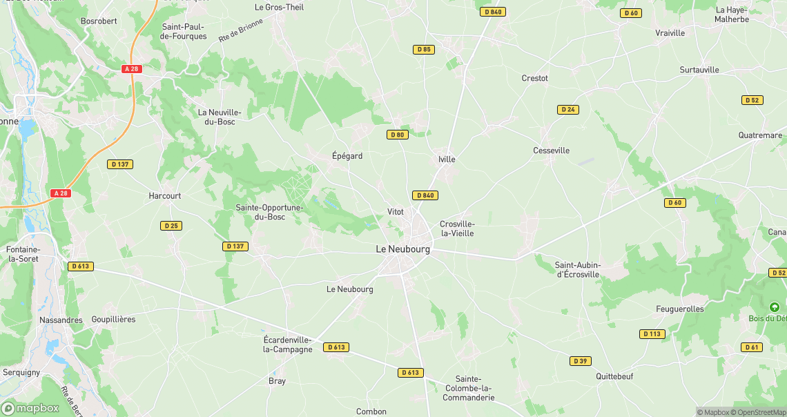 Localisation de la voiture à Vitot