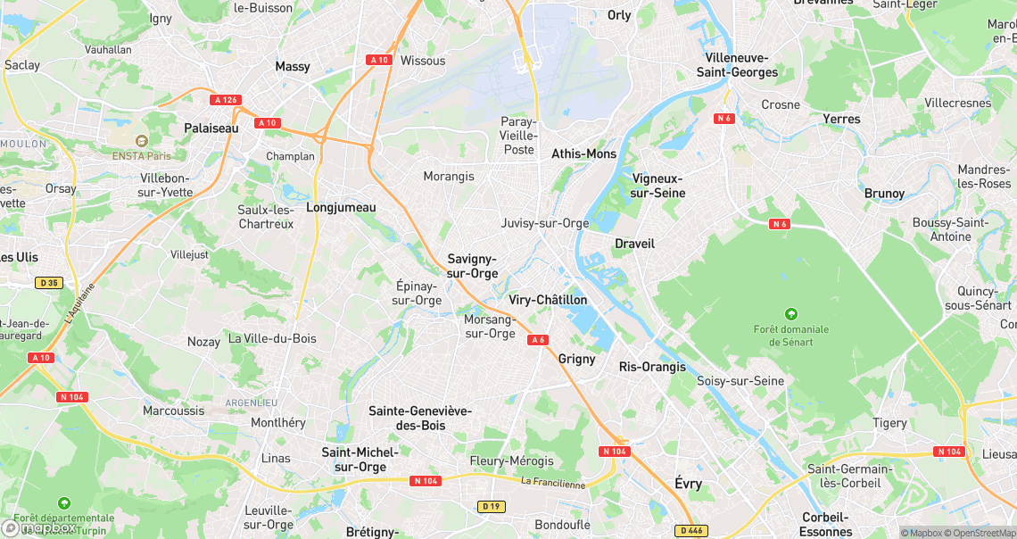 Localisation de la voiture à Savigny-sur-Orge