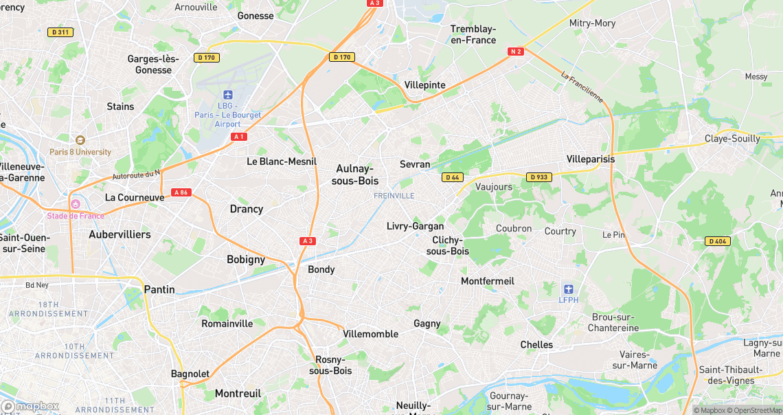 Localisation de la voiture à Livry-Gargan