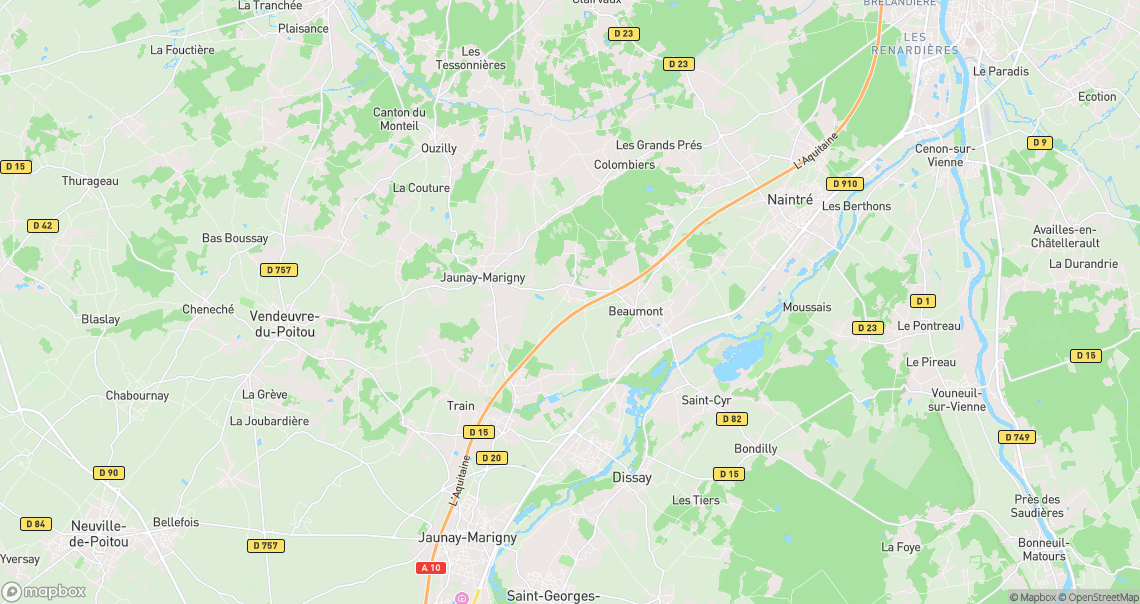 Localisation de la voiture à Beaumont Saint-Cyr