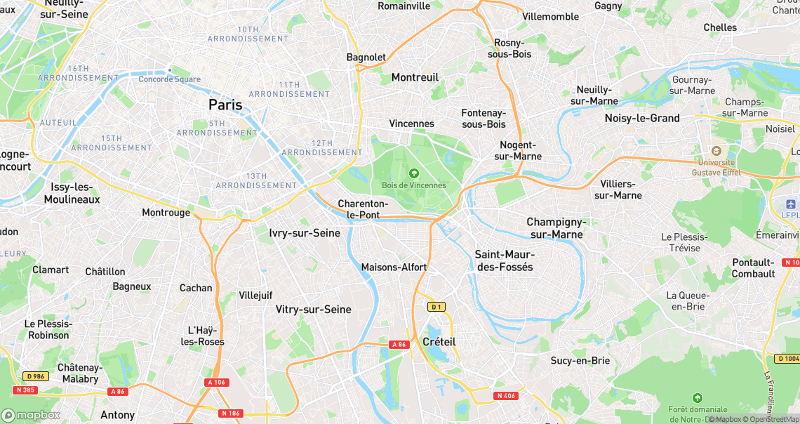 Localisation de la voiture à Saint-Maurice