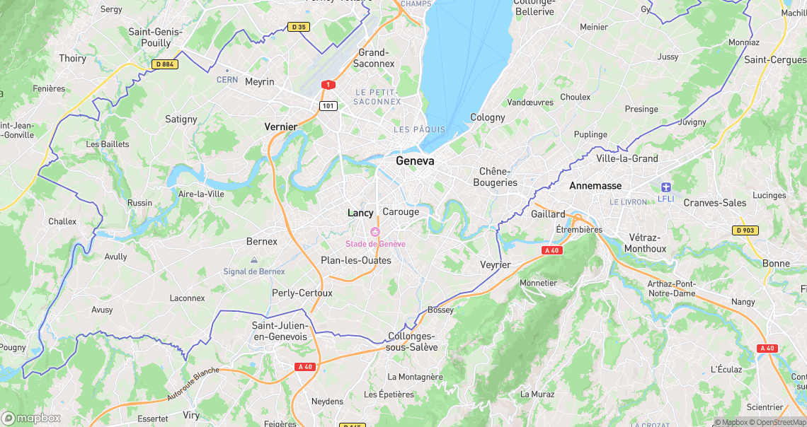 Localisation de la voiture à Carouge