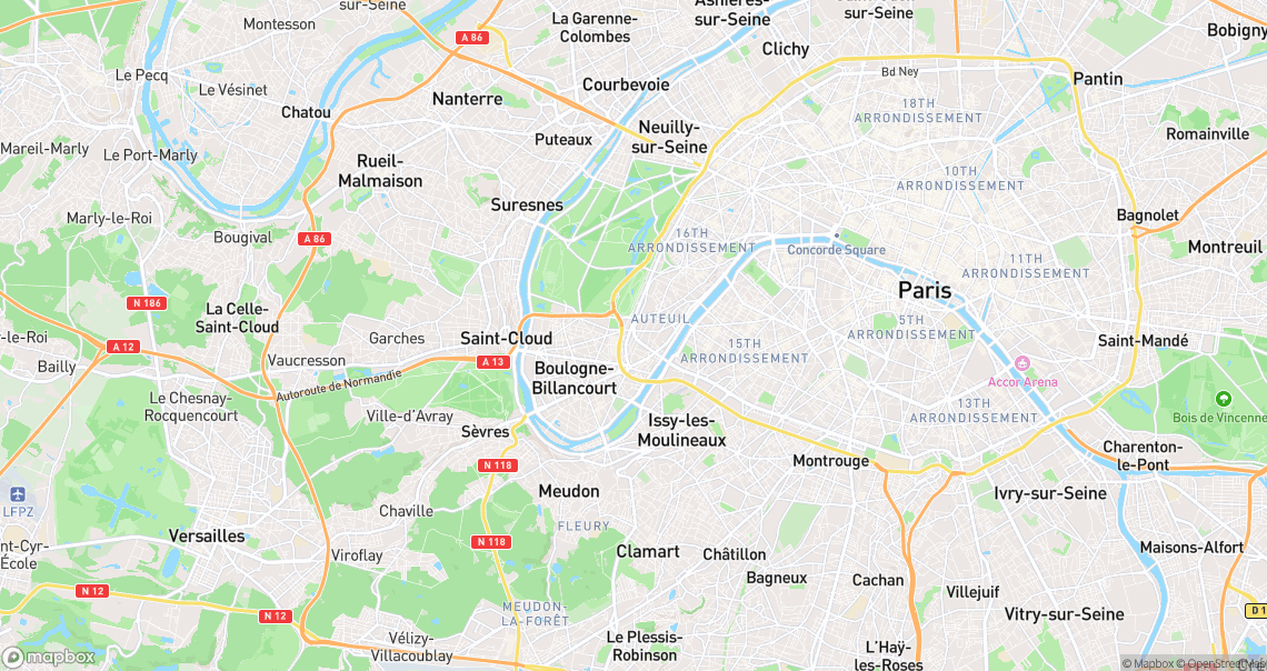 Localisation de la voiture à Paris