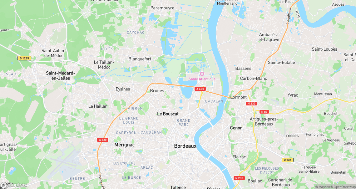 Localisation de la voiture à Bruges