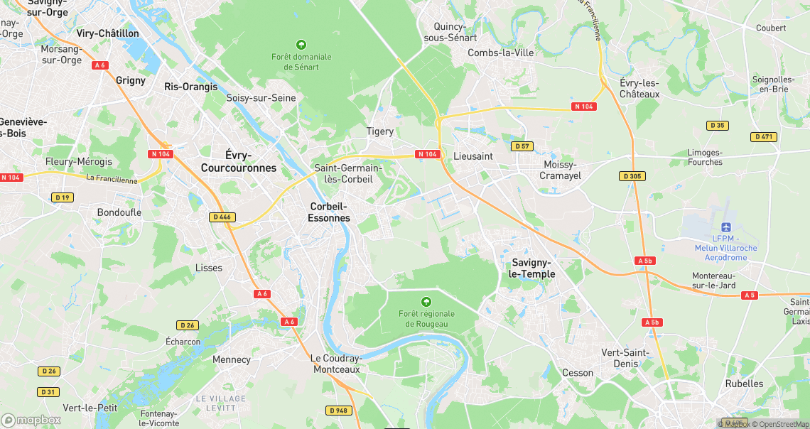 Localisation de la voiture à Saint-Pierre-du-Perray