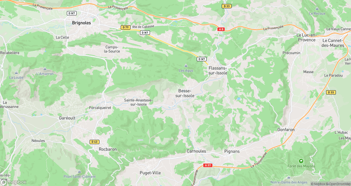 Localisation de la voiture à Besse-sur-Issole
