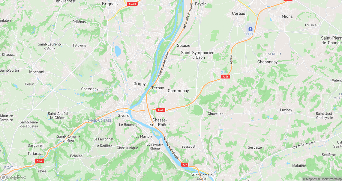 Localisation de la voiture à Communay