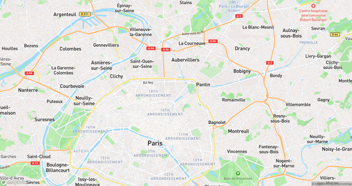 Localisation de la voiture à Paris
