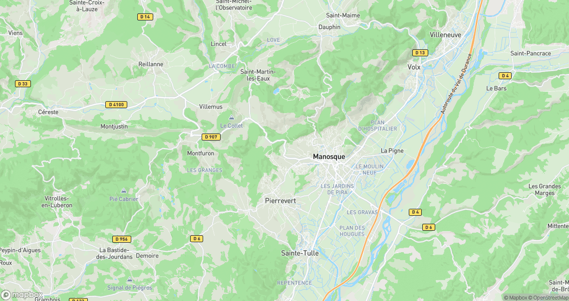 Localisation de la voiture à Manosque