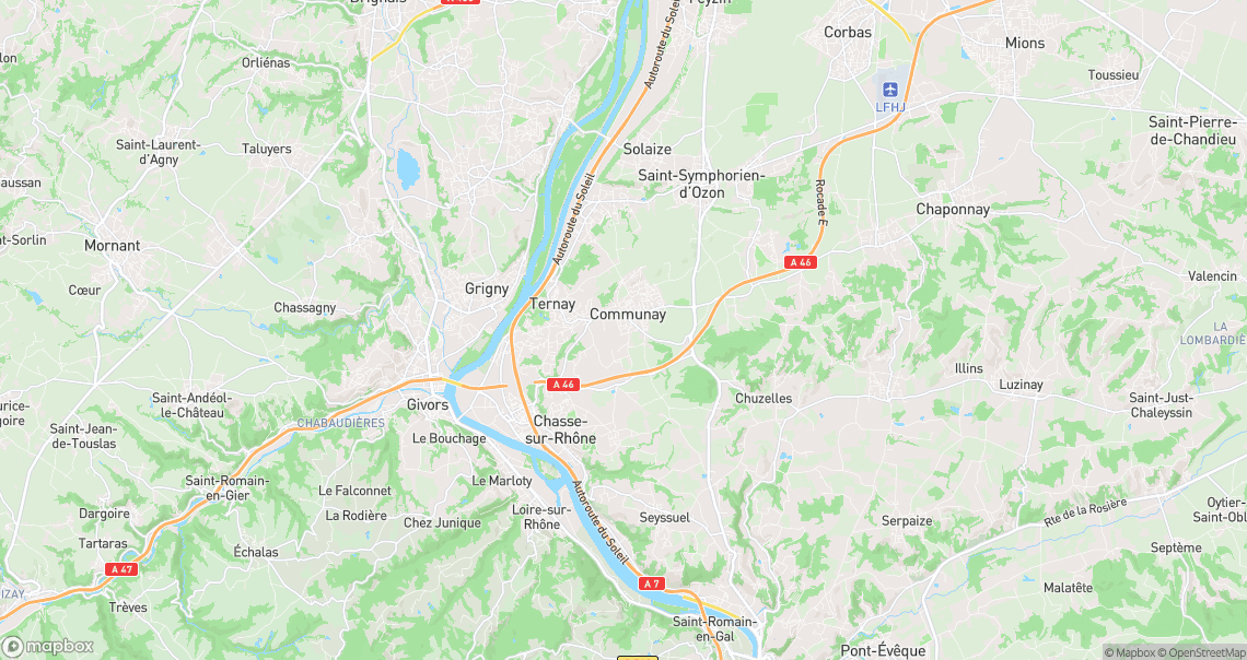 Localisation de la voiture à Communay