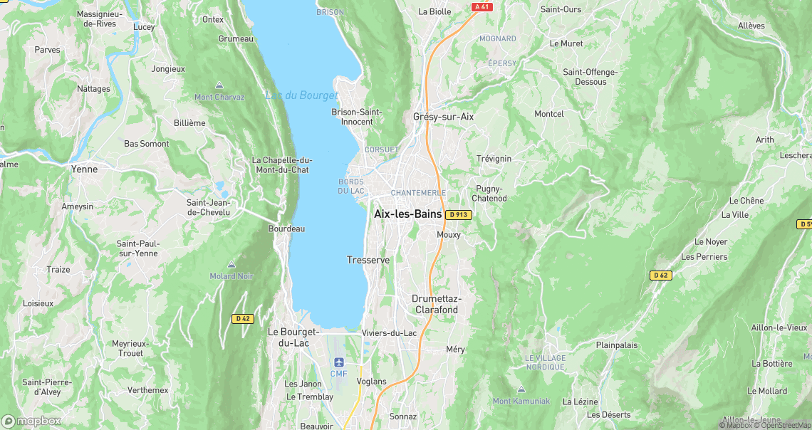 Localisation de la voiture à Aix-les-Bains