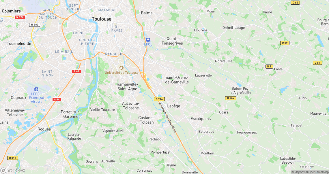 Localisation de la voiture à Labège